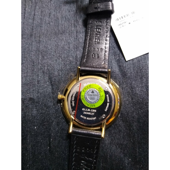 Authentic Movado Ultra-Slim Black Dial Ladies Watch - Picture 7 of 8